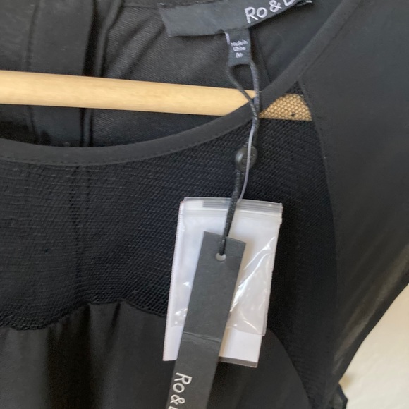 Black Ro&de shift dress - Picture 3 of 4